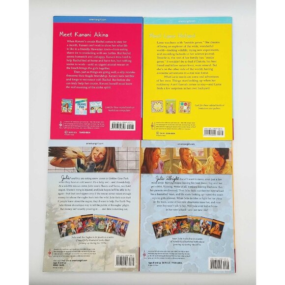 Lot Of 8 American Girl Books Julie, Lanie & Kanani - Picture 5 of 5